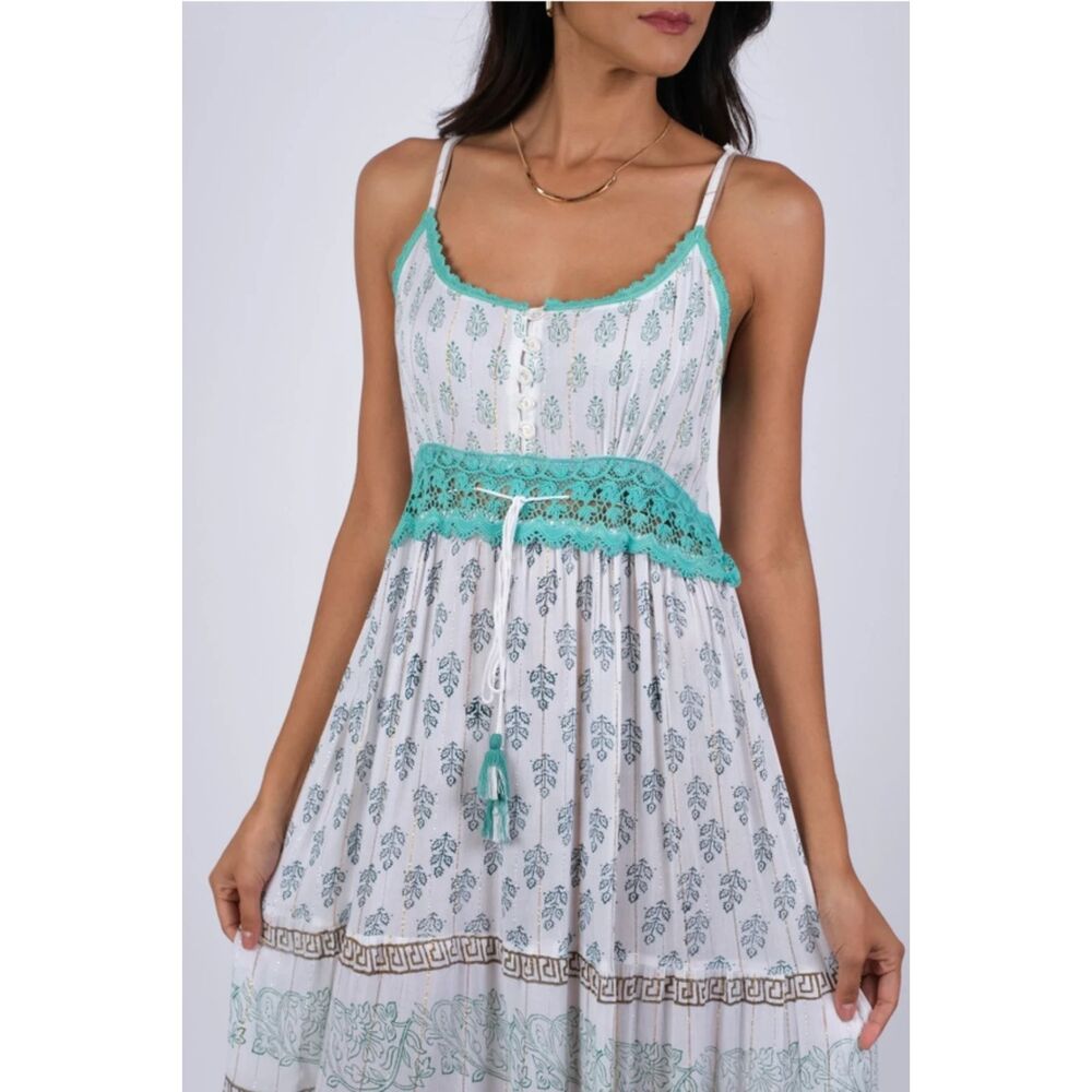 Indian Summer Blockprint Dress
